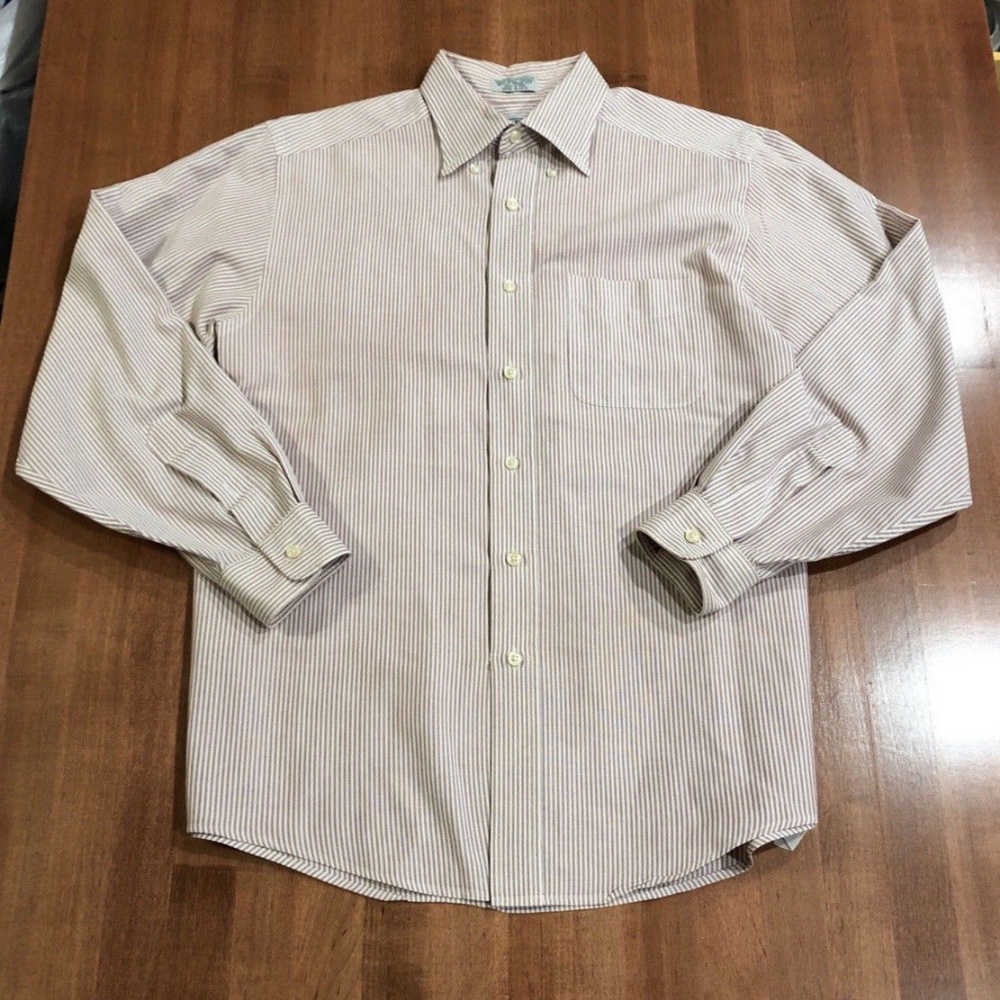 LL Bean Striped Men's Dress Shirt_Size 15.5_32/33